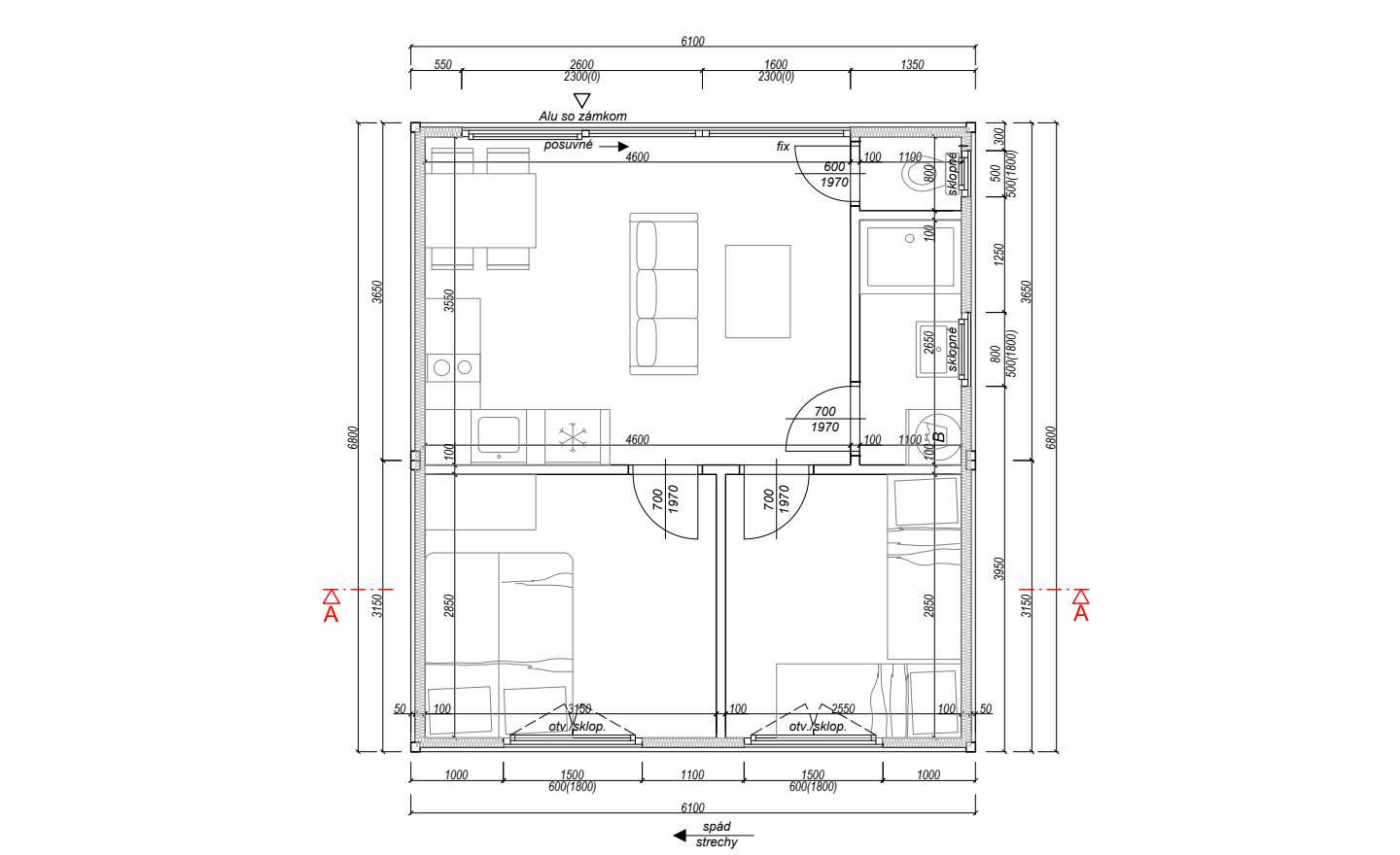 ROZOSTAVANÁ MODULOVÁ CHATA–moderná stavba,kvalitné materiály - fotografia 7