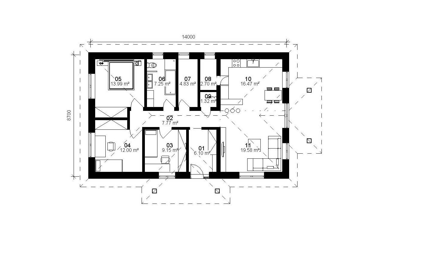 STAVEBNÝ POZEMOK 720 m² V TRNAVE PRI LABORCI | 73 000 € | MOŽNOSŤ VÝSTAVBY DOMU NA MIERU - fotografia 6