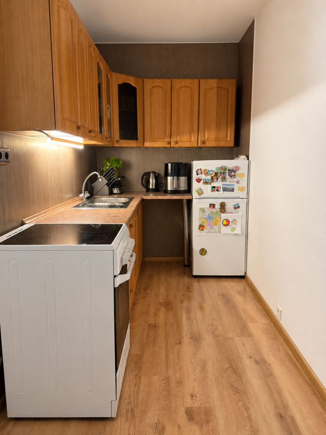 Na prenájom zariadený 1,5-izbový byt s balkónom – ul. J. Švermu - fotografia 2