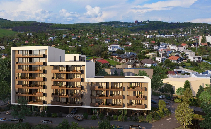 ODPREDAJ NOVOSTAVBY IPEĽSKÁ-1 izb. byt s balkónom,parkovanie  - fotografia 1
